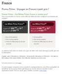 [Grand Voyageur SNCF] Billet Prime à Moitié Prix - Aller simple 1500 points + 10€