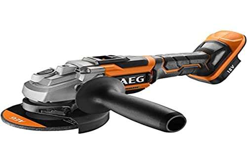 Meuleuse d'angle AEG Powertools Brews BEWS18-125BL-0 - 12.5 cm, sans batterie, ni chargeur