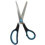 Westcott-i-n-90027 Set De 9 Ciseaux Easy Grip Inoxydable 13/21/25 Cm - Bleu/Noir