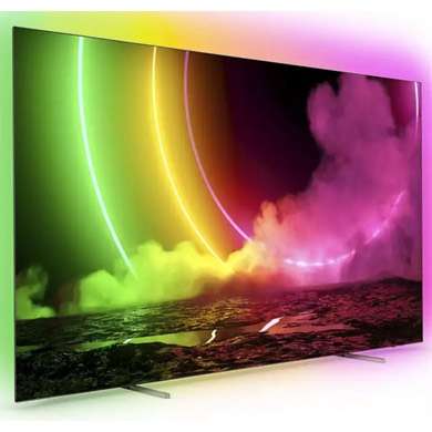 TV 65" Philips OLED 65OLED806/12 - 4K UHD, Dolby Vision & Atmos, P5, Ambilight 4 côtés, Android TV (mda-electromenager.com)