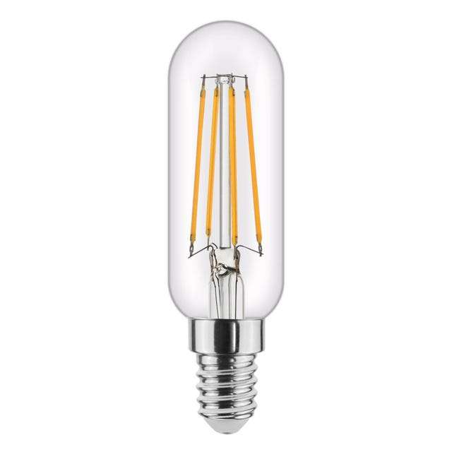 Ampoule led filament carbone, globe 125mm, E27, 45W, blanc très chaud,  LEXMAN