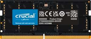 Barrette mémoire RAM So.Dimm Crucial CT32G48C40S5 - 32 Go, DDR5, 4800MHz, CL40, pour PC portable