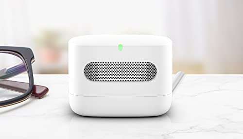 Amazon Smart Air Quality Monitor + Assistant vocal Echo Dot 4 (Blanc)