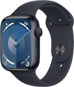 Montre connectée Apple Watch Series 9 GPS - 41 mm, Boîtier Aluminium, Minuit, Bracelet M/L (+7.40€ en Rakuten Points)