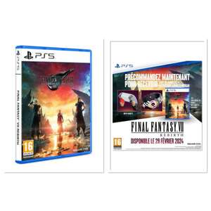 Final Fantasy VII Rebirth sur PS5 + bonus Grips manette offert (+10€ Offert pour les FNAC+)