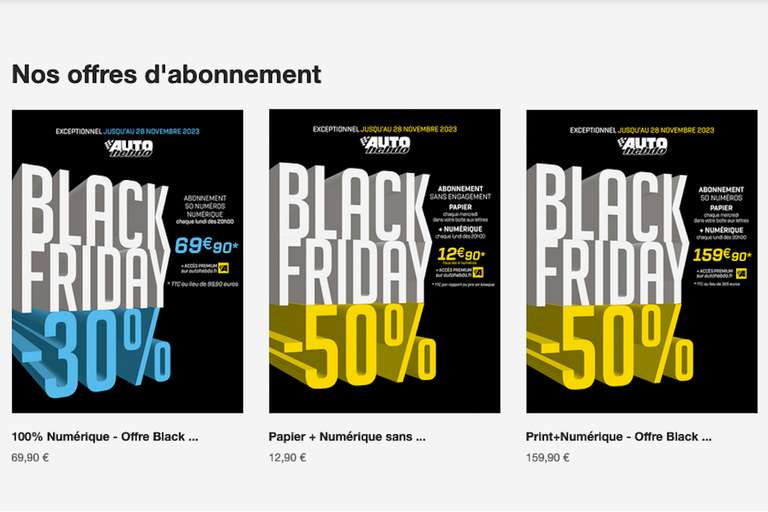 -50% sur abonnement annuel Auto Hebdo (autohebdo.fr)