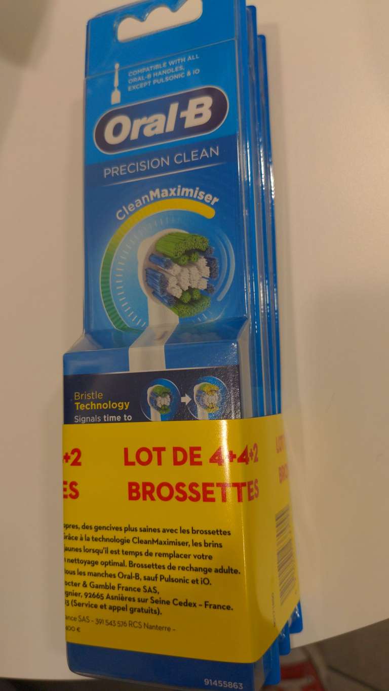 Lot de 10 brossettes Oral B Precision Clean (Saumur 49)