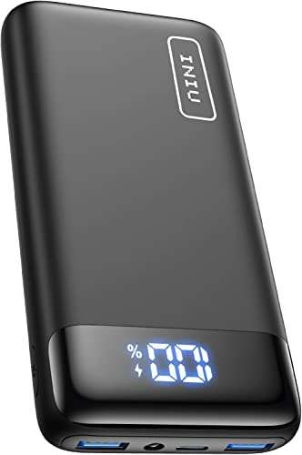 Batterie Externe Iniu - 20000mAh, 22.5W, USB C Input&Output, PD3.0 QC4.0 Charge Rapide