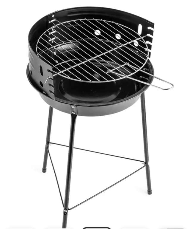 Barbecue à charbon rond 37cm - en métal