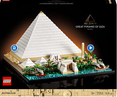 Lego Pyramide de Gizeh 21058 (Vendeur tiers)
