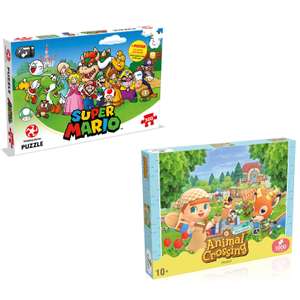 Puzzles Winning Moves Nintendo en promotion - Ex : Super Mario (500 pièces) + Poster offert ou Animal Crossing (1000 pièces)