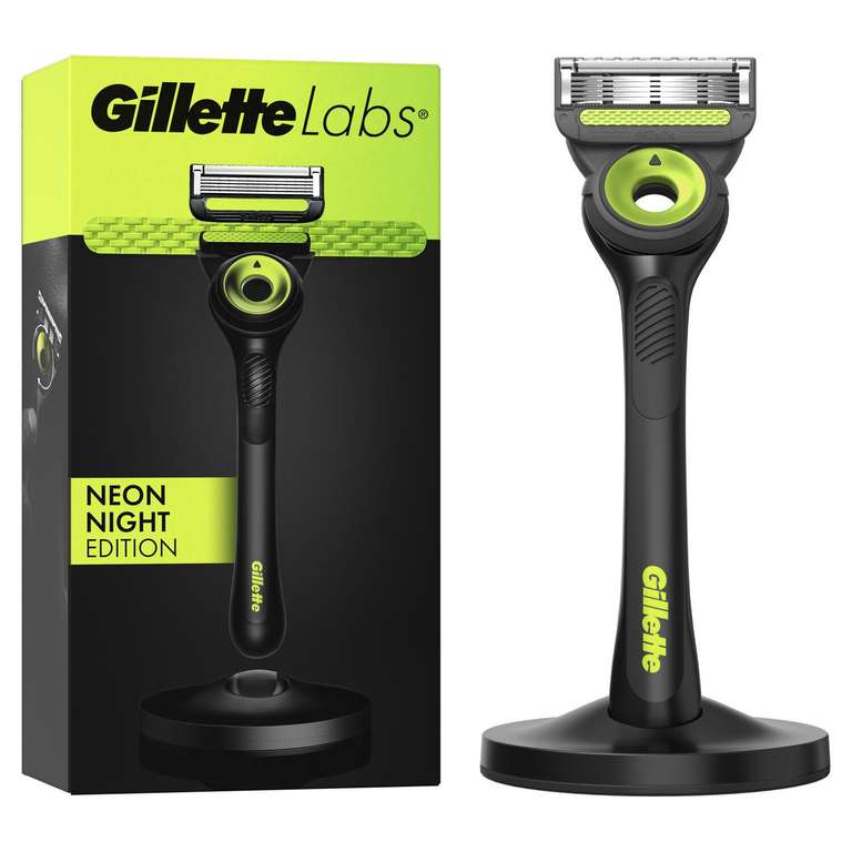 Rasoir Gillette Labs Neon Night Edition Gratuit (via 20,93€ sur la Carte de Fidélité et ODR de 11,96€)