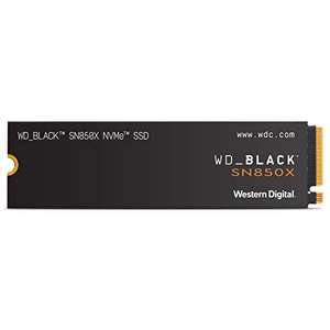 SSD Interne M.2 NVMe Western Digital WD_Black SN850X - 4 To, PCIe 4.0, 7,300 Mo/s lecture, 6,600 Mo/s écriture (WDS400T2X0E)
