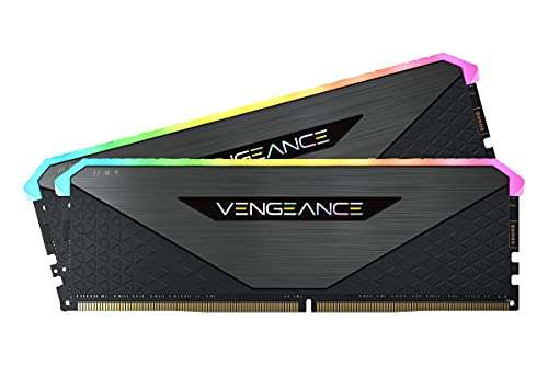 Kit mémoire RAM Corsair Vengeance RGB RT ‎(CMN32GX4M2Z3600C16) - 32 Go (2x 16 Go), DDR4, 3600 MHz, C16