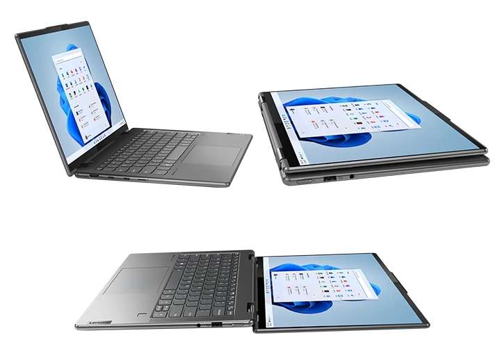 PC Portable 14" Lenovo Yoga 7 - 2.2K IPS, Ryzen 5-6600U, 16 Go de RAM, 512 Go SSD, AMD 660M + Souris (via ODR 100€)