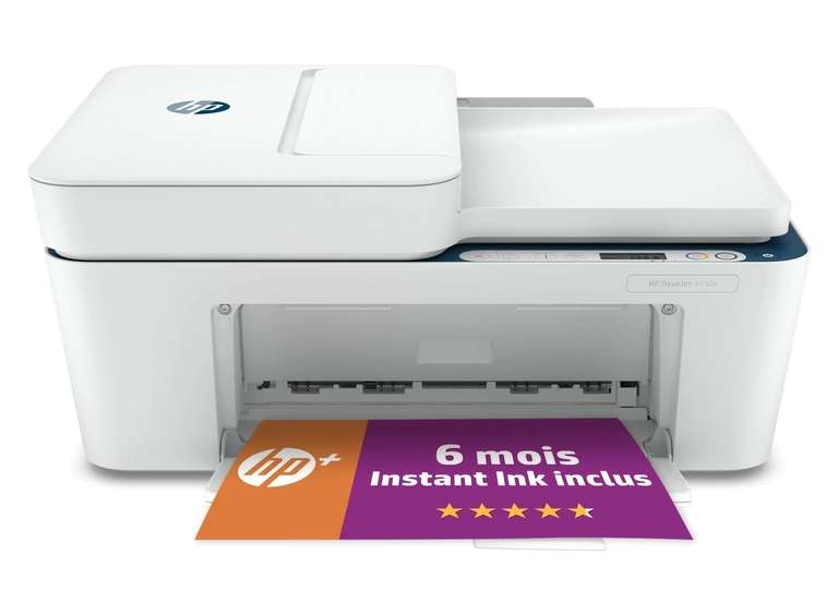 Imprimante Jet d'encre HP Deskjet 4130e - 6 mois d'Instant ink inclus
