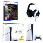 Pack Console PS5 Slim Standard + Assassin's Creed Mirage + Casque Konix Hyperion