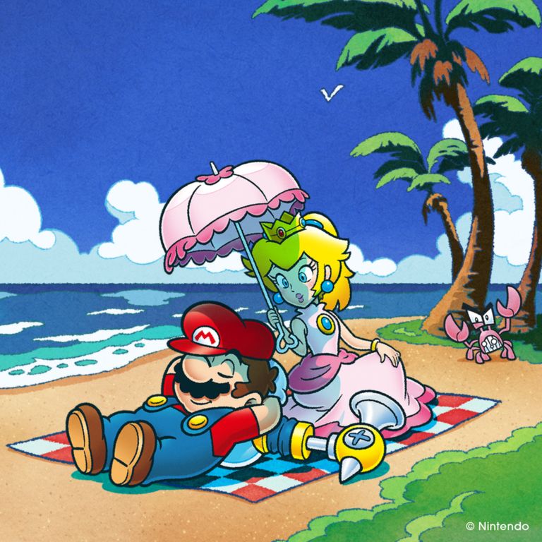 Fond d'écran Mario original Été 2026 offert sur Smartphone et PC — Nintendo