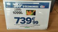 TV 77" LG 4k OLED 77B5 (via 360€ sur la carte fidélité) - Houdemont (54)