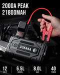 Booster Batterie Zukaka - 2000A, 21800mAH (vendeur tiers)