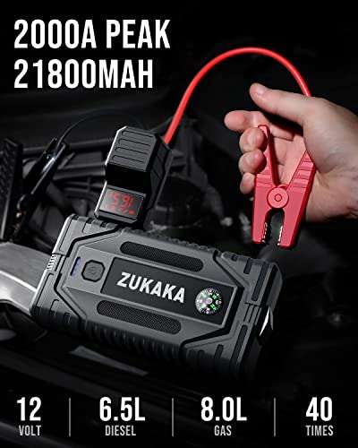 Booster Batterie Zukaka - 2000A, 21800mAH (vendeur tiers)