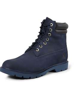 Bottes Timberland 6 inch WR Basic pour Homme - Navy Nubuck, Tailles 41, 41.5, 42 et 43.5