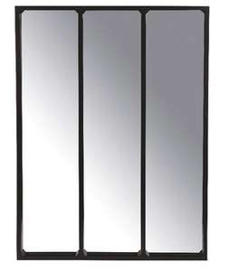 Miroir atelier Declic'Home - 80x60x2.5 cm, noir