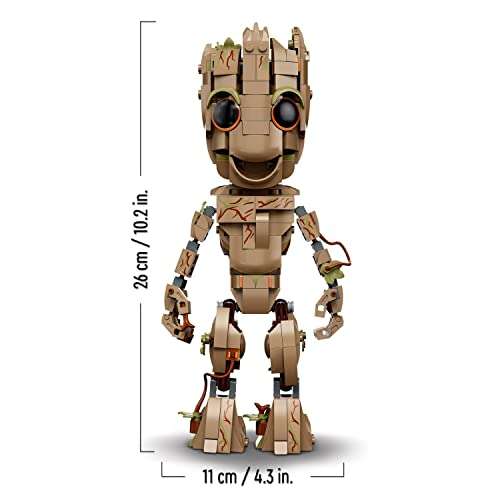 Jeu de construction Lego Marvel Je s'Appelle Groot n°76217 (via coupon)