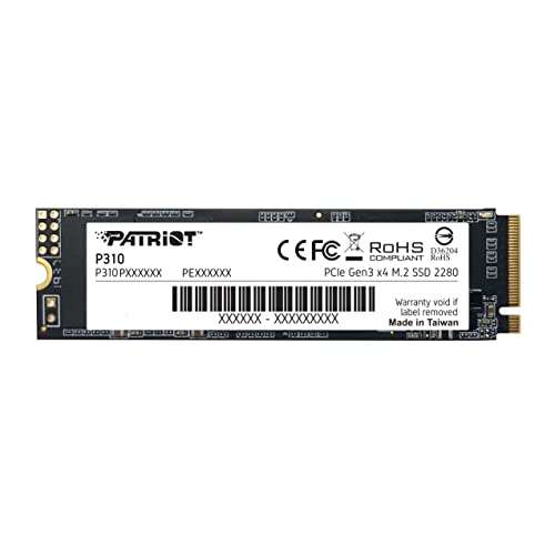 SSD interne M.2 NVMe Patriot P310 - 480 Go (P310P480GM28)