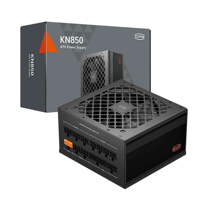 Alimentation PC entièrement modulaire CPS KN850 - 850W, ATX 3.1, Certifiée 80 Plus Gold, PCIe 5.1, 12V-2x6 (Vendeur Tiers)