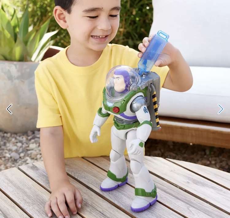 Figurine Mattel Disney Pixar - Buzz l'Éclair Décollage en jetpack