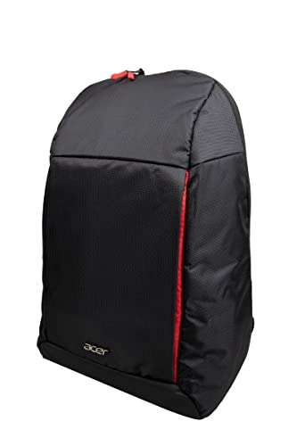 Sac À Dos Pour Ordinateur Portable 15.6" Acer Nitro - Noir, Léger, 400 gr, Noir/Rouge