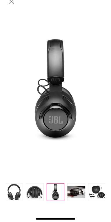 Casque audio sans-fil à réduction de bruit active JBL Club 950