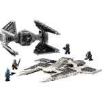 Jeu de Construction Lego Star Wars 75348 - Le Chasseur Fang Mandalorien Contre le TIE Interceptor