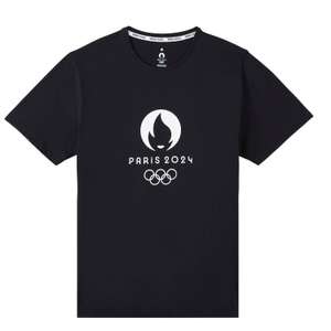 T-Shirt des Jeux Olympiques de Paris 2024, Noir ou Blanc, Taille du S au 3XL