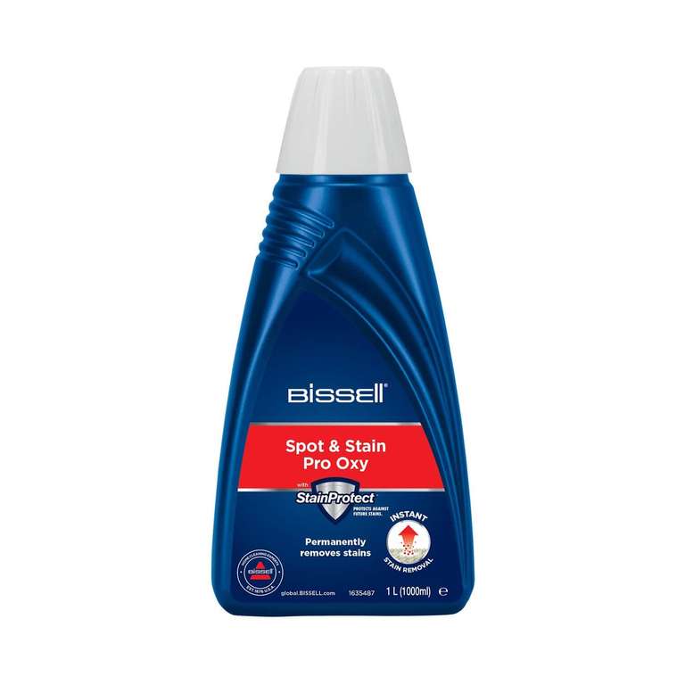 Solution nettoyante Bissel Spot & Stain Pro Oxy avec StainProtect - 1L