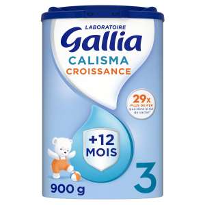Lait de croissance Gallia Calisma 3- 900g (via 34€ en cagnotte fidélité) - Le Kremlin-Bicêtre (94)