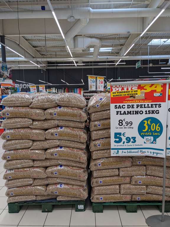 Sacs de pellets Flamino DIN+ 15kg (Via 3.06€ sur Carte Fidélité) - Savenay (44)