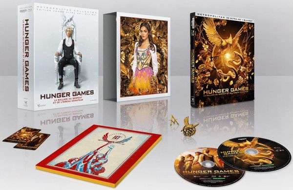 Hunger Games : La Ballade du Serpent et de l'oiseau Chanteur Édition Collector limitée-4K Ultra HD + Blu-Ray-Boîtier SteelBook