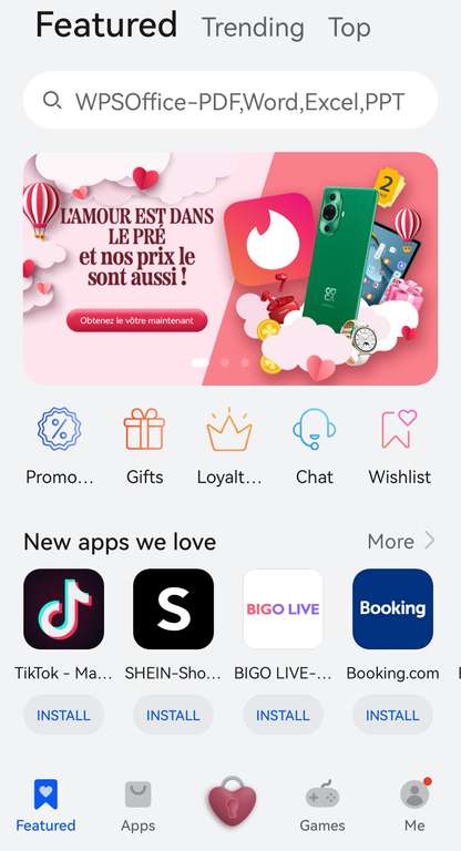 Abonnement Tinder Plus gratuit pendant 6 mois (via coupon application Huawei)