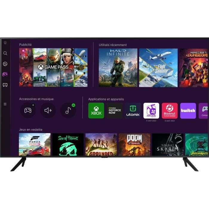 TV 43" Samsung TU43AU7175 - 109cm, LED, 4K UHD, Smart TV (10% en Cagnottage CDAV)