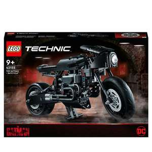 Sélection de Lego en promotion - Ex: Lego Technic Le Batcycle de Batman (641 pièces, 42155 - Via retrait en magasin)