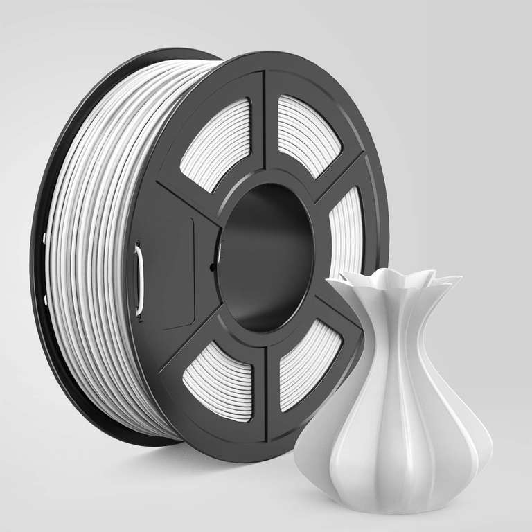 Filament PLA 1,75mm Argent 1KG Pour Imprimante 3d