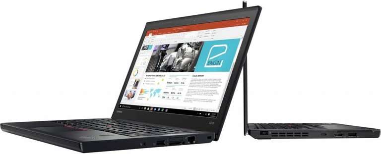 PC Portable 12.5" Lenovo ThinkPad X270 - WXGA, i5-6200U, RAM 8 Go, SSD 240 Go, USB-C/HDMI/Ethernet, W10 Pro (Reconditionné - Garantie 1 an)