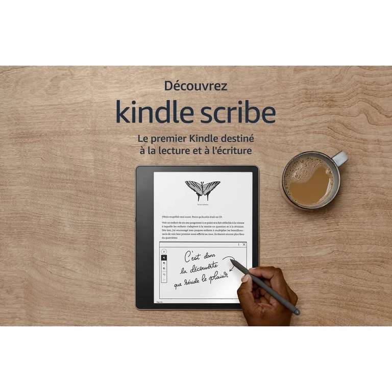 Liseuse 10.2" Kindle Scribe - Ecran Paperwhite 300 ppp avec stylet premium (Boulanger)