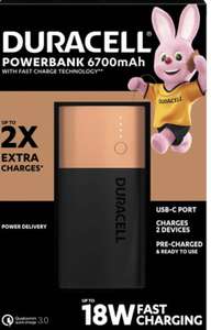 Batterie externe Duracell (PowerBank) - 6700 mAh