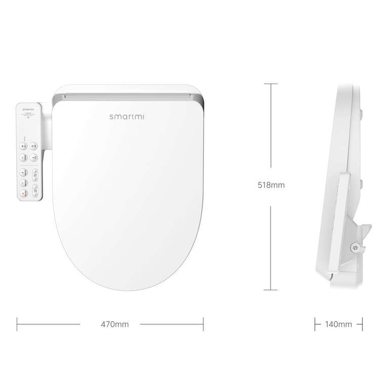 Abattant de toilettes WC japonais Xiaomi Smartmi (Entrepôt Allemagne) - Upgraded version