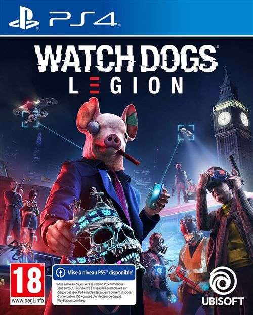 Watch Dogs Legion sur PS4 (Upgrade gratuit vers PS5)