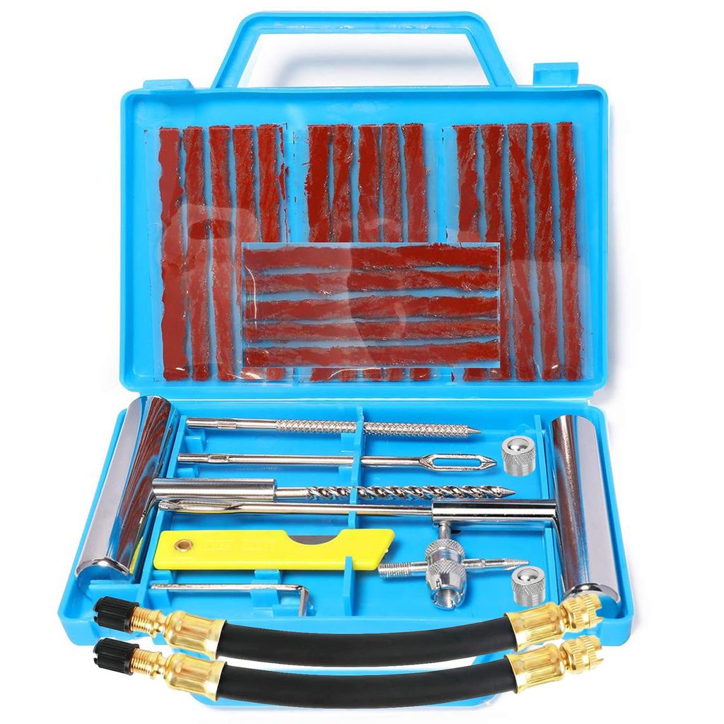 Kit de réparation de Pneu de Voiture 32 pièces - Réparation de Crevaison pour Voiture, Moto, Tracteur, Camping-Car (vendeur tiers)