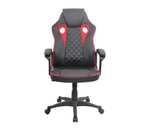 Chaise de Bureau / Fauteuil Gamer GTI 2 - noir et rouge